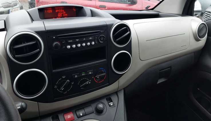 Citroen Berlingo cena 24840 przebieg: 308530, rok produkcji 2014 z Jordanów małe 497